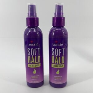 2 PACK Aussie‎ Soft Halo Air Dry Spray 5.7 fl oz Paraben & Sulfate Free NEW